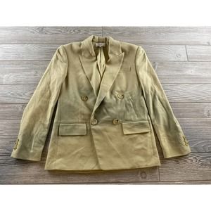 Vince Tan Double-Breasted Blazer